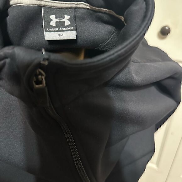 Under Armour Womens Small Half ZIP Black Iowa Hawkeyes Pullover - Picture 5 of 5